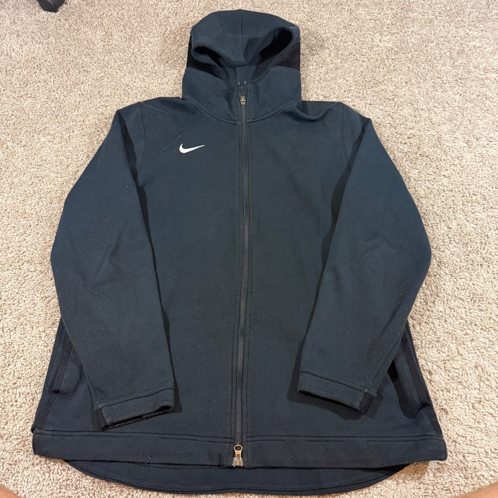 Nike Full Zip Hoodie Mens XL Black Good Dri-FIT Technical Jacket 930561-010